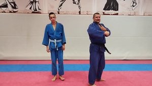 Дзюдо: Суми гаэси, бросок через голову с подсадом голенью