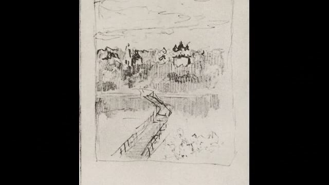 Isaac Levitan графика