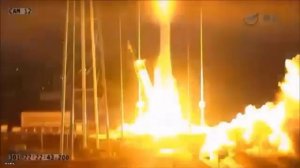 Nasa Antares Rocket Launch Failure (4 angle)