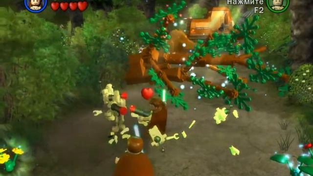 LEGO Star Wars Saga прохождение 1-2 части скрытой угрозы смотреть онлайн