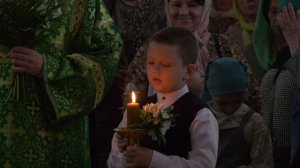 В канун праздника Входа Господня в Иерусалим епископ Герман совершил Всенощное бдение