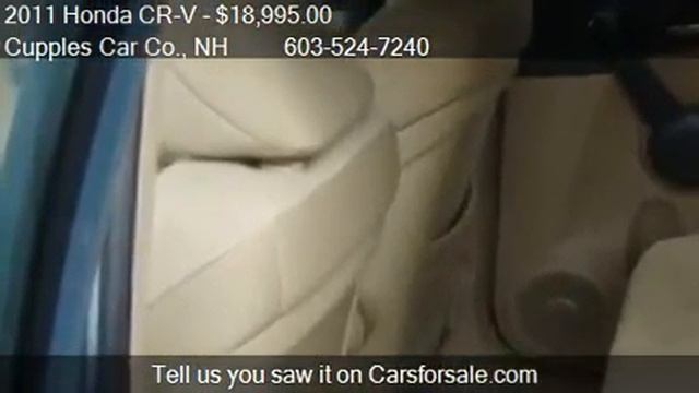2011 Honda CR-V SE 4WD 5-Speed AT for sale in Belmont, NH 03 смотреть онлайн