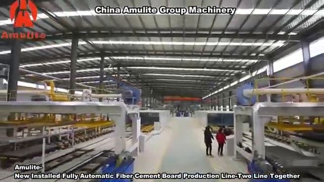 Амулит установил полностью автоматическую линию по производству фиброцементных плит две линии смотреть онлайн