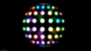 Colorful Disco Ball Screen🥳Night Neon Party Lights In Room