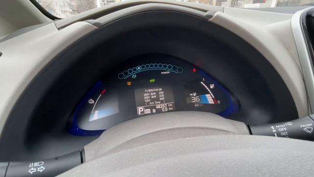 Готовим к Продаже Nissan Leaf 2013 года в Пакете SV ! Левый руль ! Заказ Электромобилей из Америки