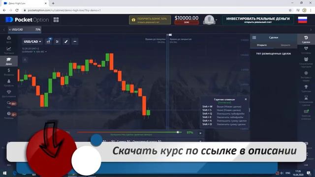 "Профессиональная торговая система" для трейдера бинарных опционов.