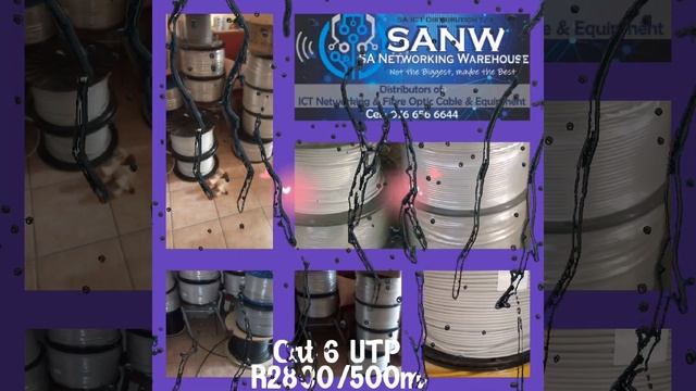 Cat 6 solid copper LAN cable. R2800/500m. 07*66*56*66*44. We courier nationwide or collect in PTA смотреть онлайн