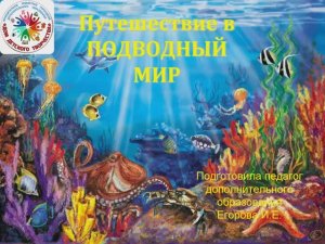 Видео на тему "Путешествие в подводный мир" часть I