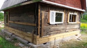 Профессиональная замена венцов дома. Меняем венцы. Приладожский. Часть 3.
