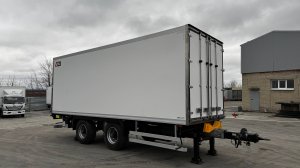 Рефрижераторный двухосный прицеп в составе автопоезд на базе SITRAC C7H 6х2