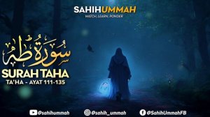 Surah Taha (سورة طه) AYAT 111-135 - القارئ بلال دربالي _ Bilal Darbali (4K)(4K_HD)