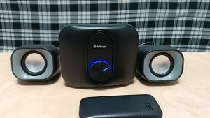 Колонки Defender V13 - Тест на помехи