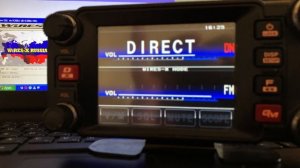 Работаю в WIRES-X C4FM в режиме DIRECT через YAESU FTM-400 XDR. Антенна отключена от трансивера.