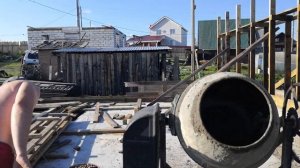 Дом из керамзитобетона. монолит.