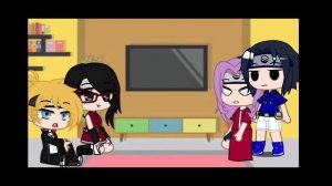 реакция боруто, сарада, саске, сакура, пятая