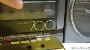 Кассетная магнитола Sharp GF 700 ZD. В ремонт.