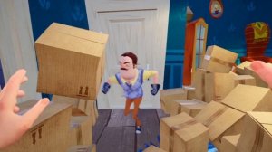 Pешил заволить дом соседа коробками в Hello Neighbor #приветсосед
