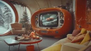 26min of Retro-Future Christmas JAZZ ~ 10 Tracks - Randomized 1960s Sci-Fi AI Video Clips
