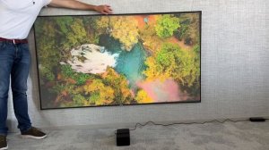 Philips Screeneo U4 | 80" ALR Test with ambient light