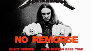 METALLICA No Remorse (Bass Cover)