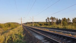 рязанский ход! классика и новое, 2 грузовых поезда под ВЛ10у-879 и 2ЭС6-716