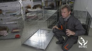 Клетка, гуманная ловушка, с распашной дверцей.