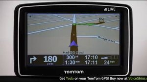 Official Yoda Voice on TomTom GPS Device Demo