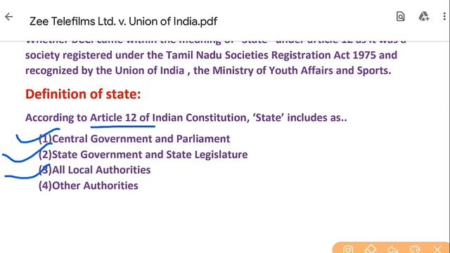 Zee Telefilms Ltd. vs Union of India (2005) 4 SCC 649 | CONSTITUTIONAL LAW смотреть онлайн