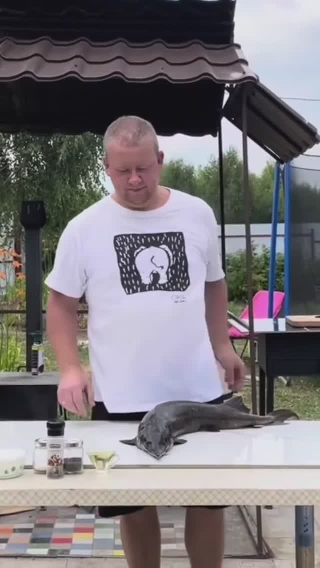 Шашлык из рыбы.Стерлядь на углях #shorts #рецепт #науглях #шашлык #рыба#стерлядь #fish #food # смотреть онлайн