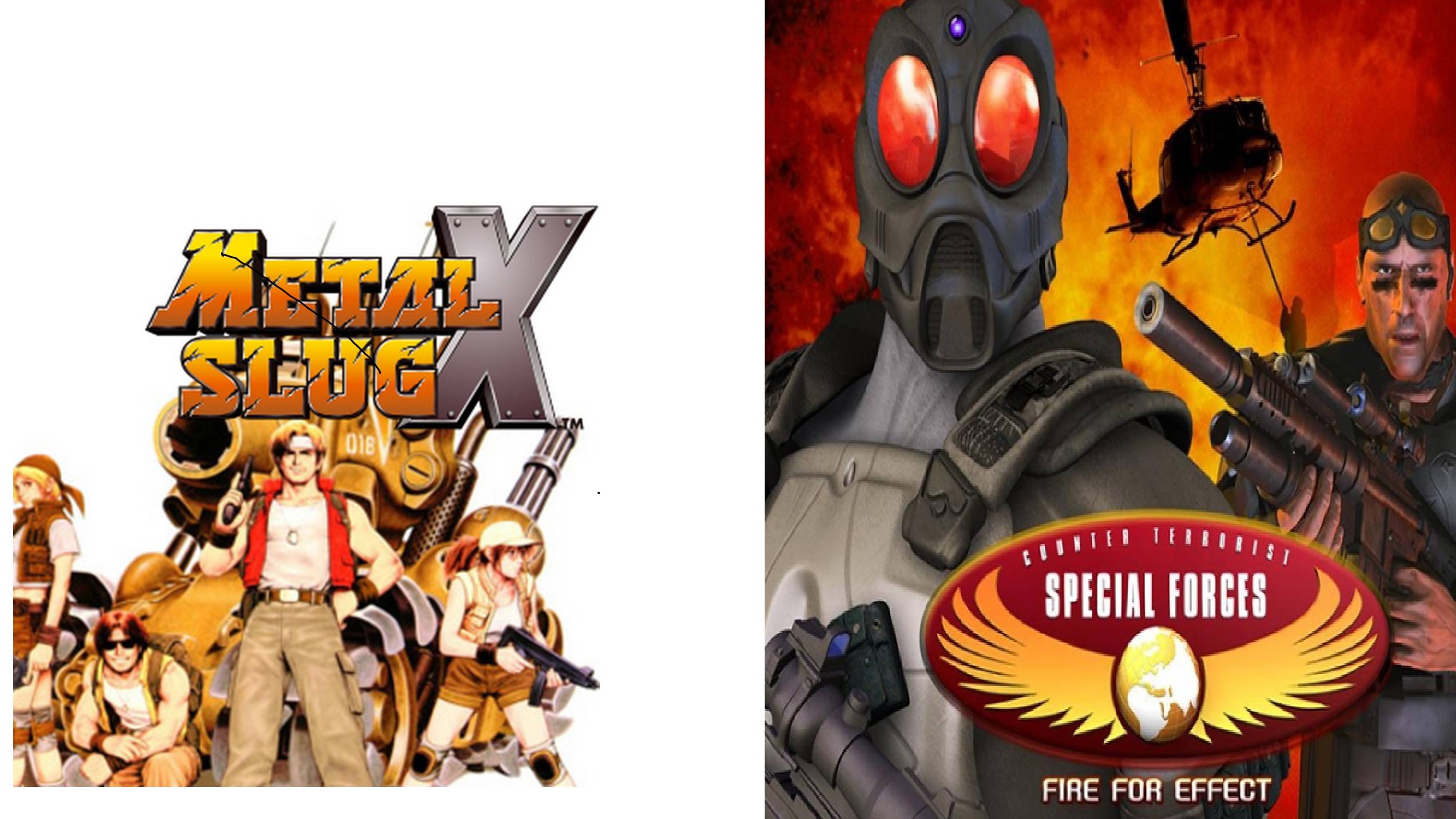 Играю в Metal Slug X и CT Special Forces под музыку