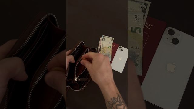 Обзор кошелька зиппер ручной работы из натуральной кожи 