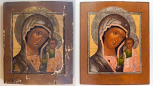 Реставрация Казанской иконы Богородицы