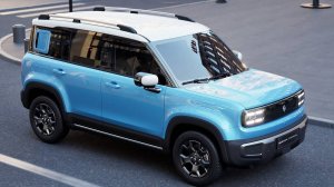 Baojun Yep Plus 2024 - электрокар с брутальной внешностью как у рамного внедорожника.