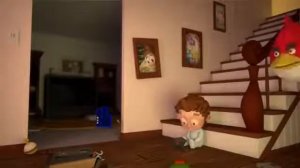 "GLUED" (Приклеенный) - мультфильм. Смешной и грустный мультик о детях и компьютерных играх.