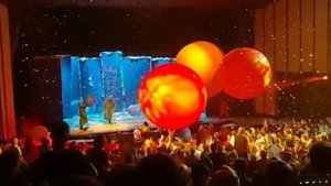 Снежное шоу... Великолепное шоу...