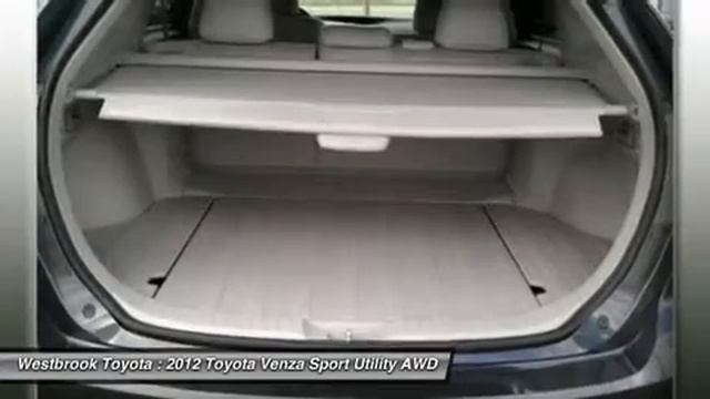 2012 TOYOTA VENZA West Brook, CT 212222T