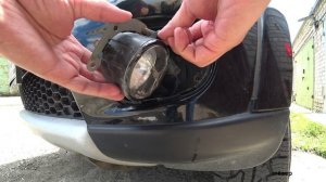 Замена лампы ПТФ на Митсубиси Паджеро Спорт 2