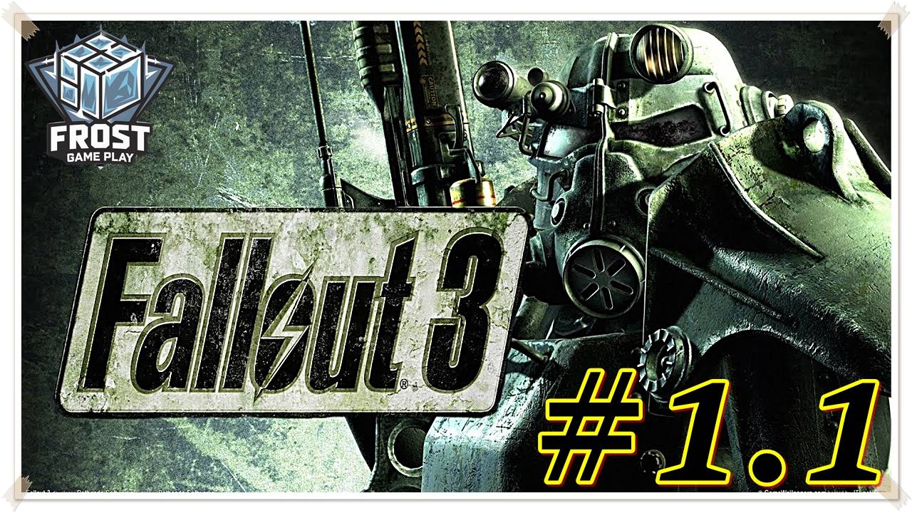 Fallout 3 ✯ 1 Стрим PC✯ Классика не умирает)) ( Перезапуск)