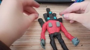 лепим титана спикер мена 3.0 из пластелина