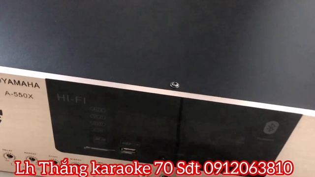 Đẩy liền vang YAMAHA A550X đẳng cấp