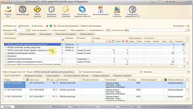 2iSИнтеграция_Импорт_журнала_регламентных_заданий_MSSQL