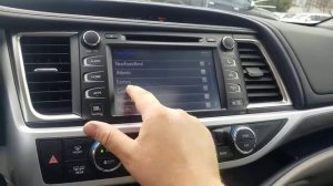 Setting the clock Toyota highlander 2014-2019