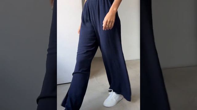 Брюки Сингапур синие смотреть онлайн