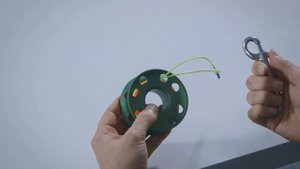 Закрепление линя на катушках Apeks