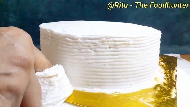 How to Decorate Anniversary Cake using Fresh Flowers|Easy Way to make Rose Cake|Ritu-The Foodhunter