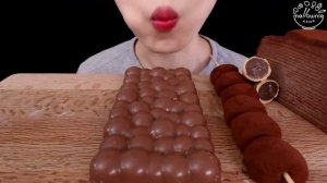 Асмр, шоколад, зефир, киндер рисовые лепешки, мороженое снэк #asmr #muckbang #chokolate #relaxing