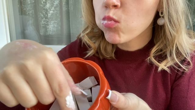 ASMR  Антошка Сухой канцелярский мел