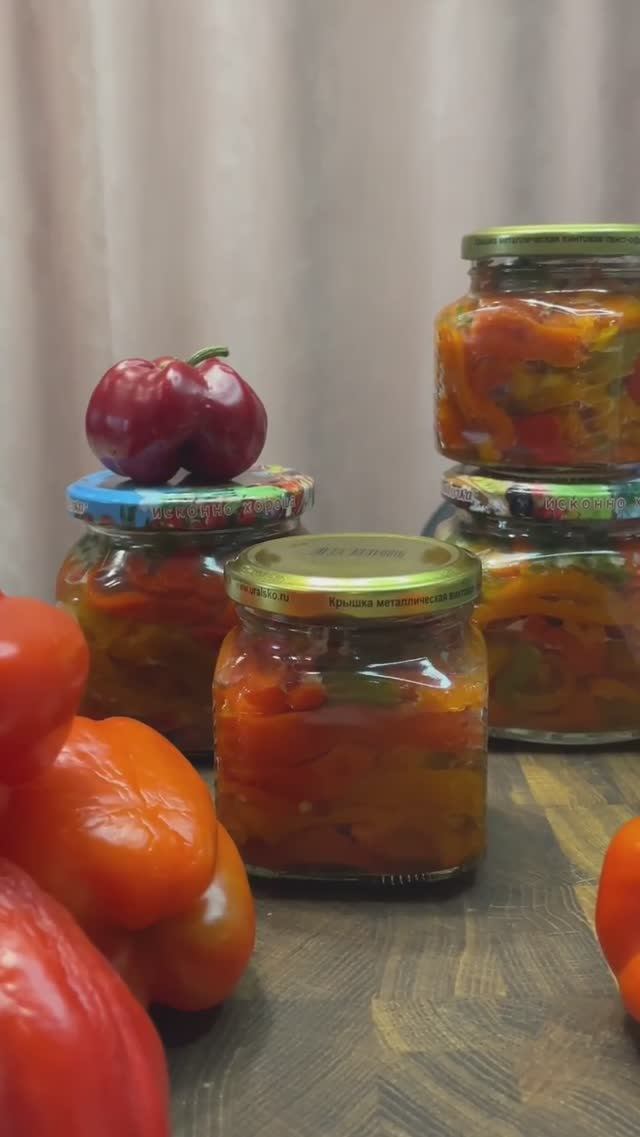 Печёные перцы на зиму#рецепты #shorts #заготовкиназиму #перцы #snacks #овощи #вкусно #