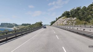 ОБВАЛ ДОРОГИ! ТРАССУ РАЗМЫЛО, НО МОСТ НЕ ПОНАДОБИЛСЯ | BeamNG.drive