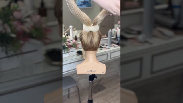 Высокий пучок -просто ❤️ #прическинадлинныеволосы #hairdo #пучок #прическа #свадебнаяприческа #hair